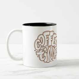 Coffee Time Gold Zweifarbige Tasse