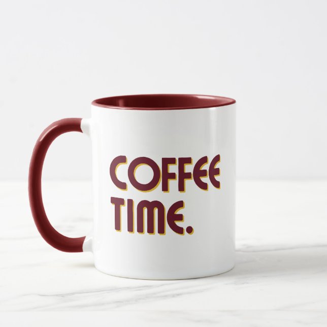 Coffee Time | Simple Minimalist Everyday Coffee Tasse (Links)