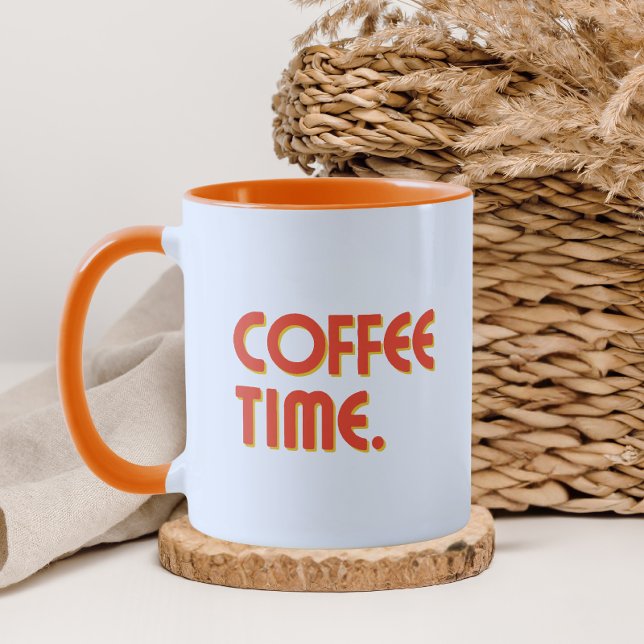 Coffee Time | Simple Minimalist Everyday Coffee Tasse (Von Creator hochgeladen)