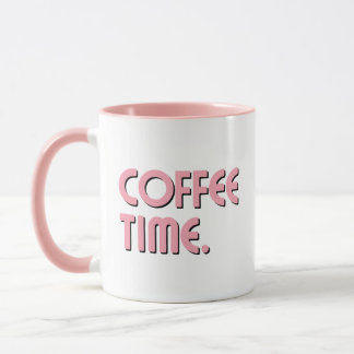 Coffee Time | Simple Minimalist Everyday Coffee Tasse