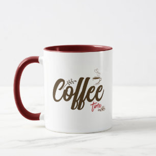 Coffee Time Typografy Coffee Tasse
