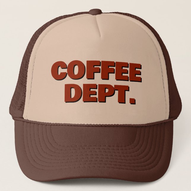 Coffee™ Trucker Hat Truckerkappe (Vorderseite)
