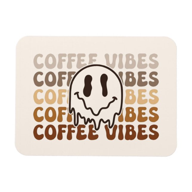 Coffee Vibes Magnet (Horizontal)
