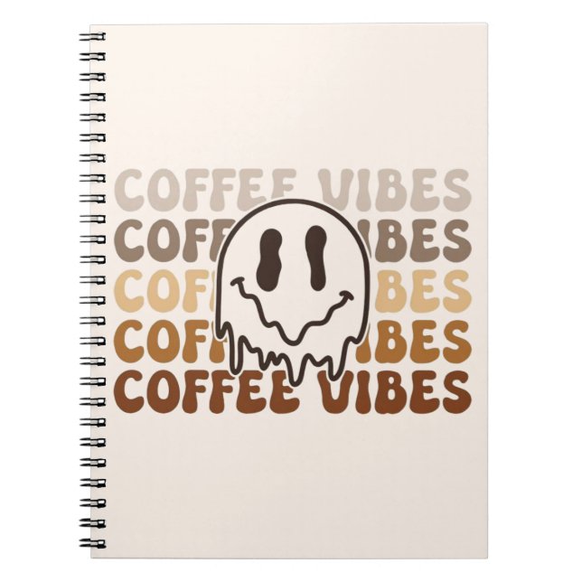 Coffee Vibes Notizblock (Vorderseite)