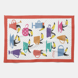 Coffee with Toucans Geschirrtuch