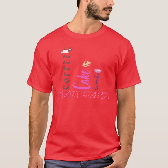 CoffeeCakeConvo Freunde T-Shirt (Vorderseite)