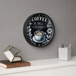 Coffeecore Dekor - Kaffeemaschine Wand Uhr