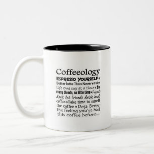 Coffeeology Zweifarbige Tasse