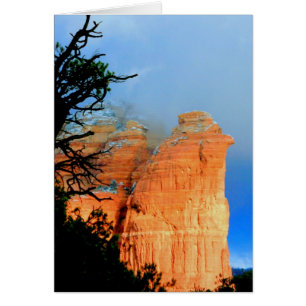 Coffeepot Rock im Schnee