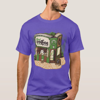 Coffeeshop Cats Buchhandlung von Tobe Fonseca T-Shirt