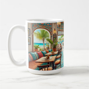 Coffeeshop in Cancun Mexiko Kaffeetasse
