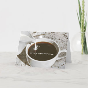 COFFEETALK Grußkarte Dankeskarte