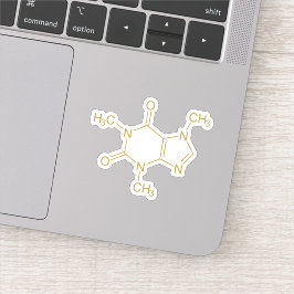 Coffein Molecule Aufkleber