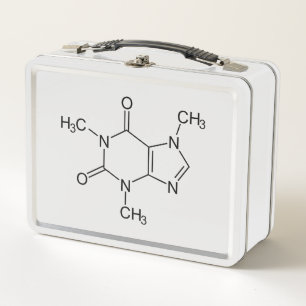 Coffein Molecule Chemistry Coffee Atome Metall Brotdose