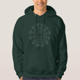 Coffein Molecule Green Hoodie