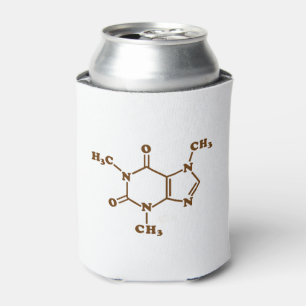 Coffein-Molekulare chemische Formel Dosenkühler