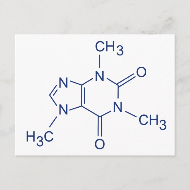 Coffein Postkarte (Vorderseite)