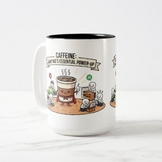 Coffein Power Tasse hoch - Funny Adulding Coffee C