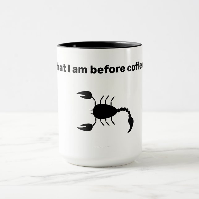 Coffein Scorpion Tasse (Zentrum)