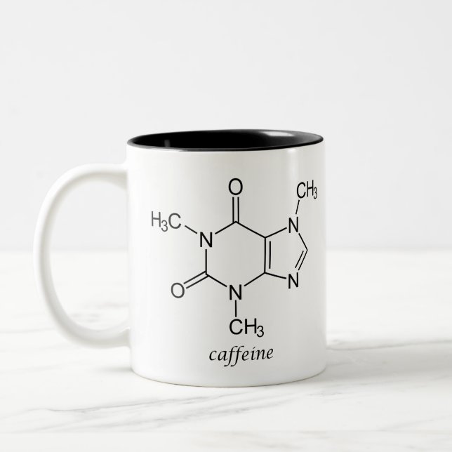 Coffein Zweifarbige Tasse (Links)