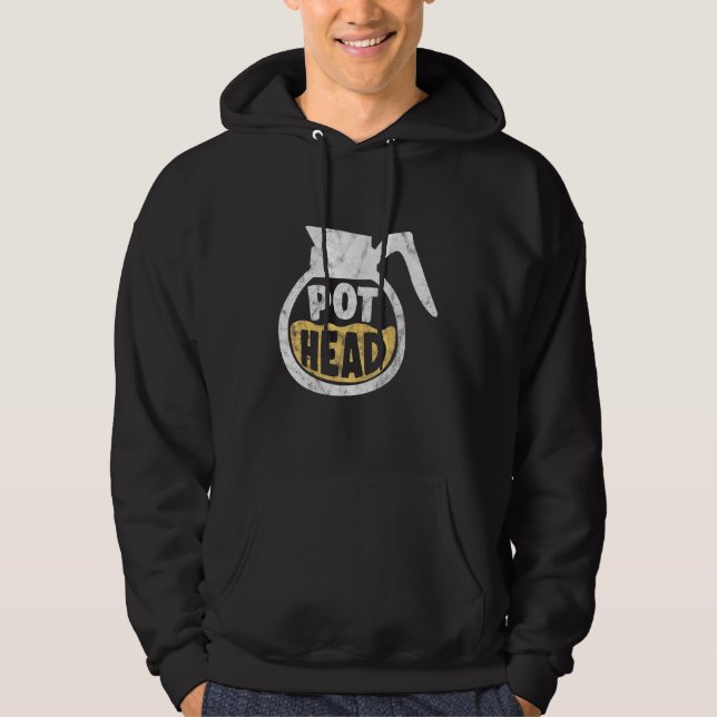 Coffeine Cbd Coffee Cup Spaß Puff Hoodie (Vorderseite)