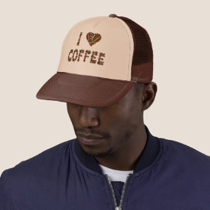 Coffeine Lover Typografie Truckerkappe