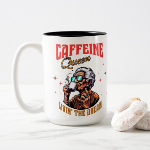 Coffeine Queen Coffee Tasse Geschenk für Kaffee