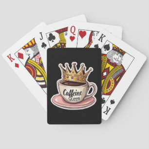 Coffeinkönigin - von Kaffee gekrönt Spielkarten