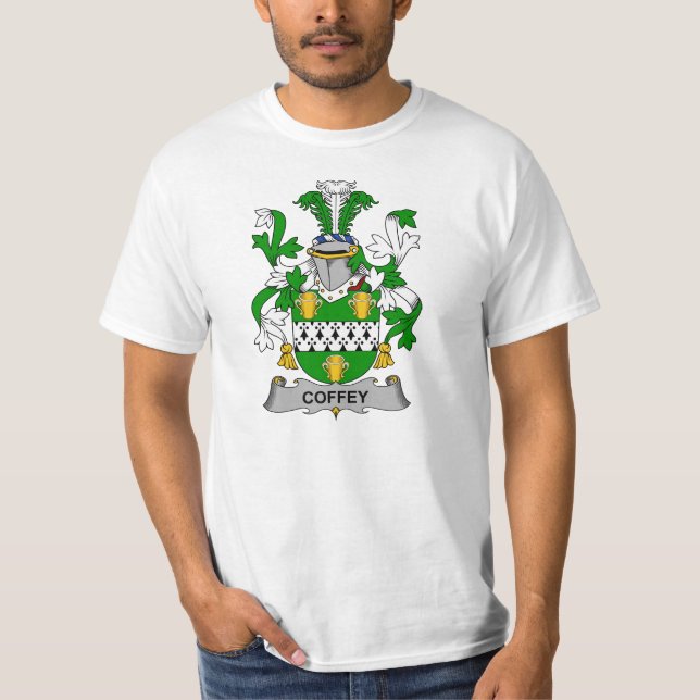 Coffey Familienwappen T-Shirt (Vorderseite)