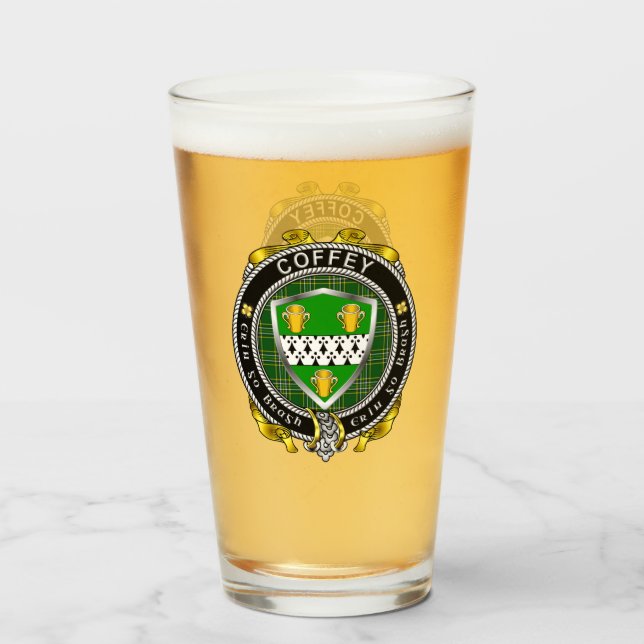 Coffey/O'Coffey Irish Beer Glass Glas (Vorne (Gefüllt))