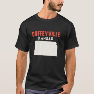 Coffeyville Kansas USA Staat America Travel Kansan T-Shirt