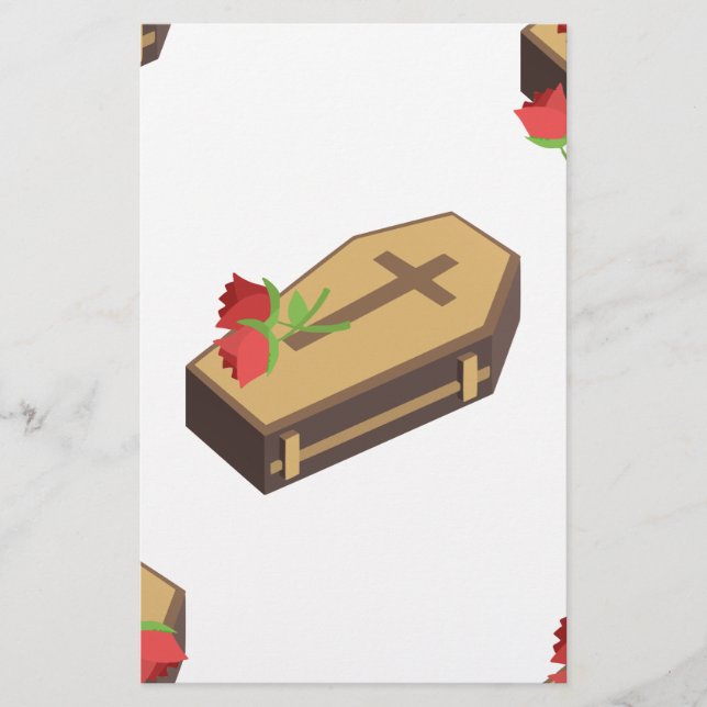 Coffin Emojis Briefpapier (Vorderseite)