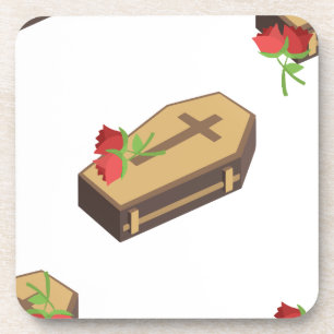 Coffin Emojis Getränkeuntersetzer