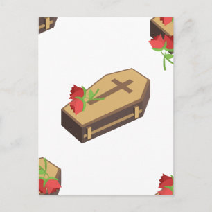 Coffin Emojis Postkarte