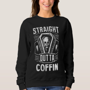 Coffin Escape Funny Skull Sweatshirt