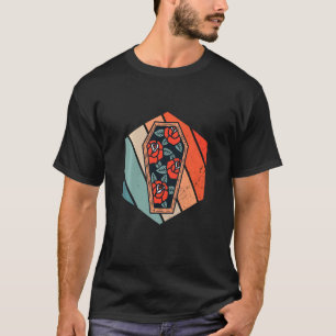 Coffin Retro Beerdigung Graveyard Gothic Mortician T-Shirt