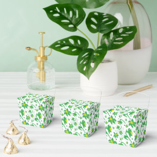 Coffodil Yellow Botanical Illustration Pattern Geschenkschachtel