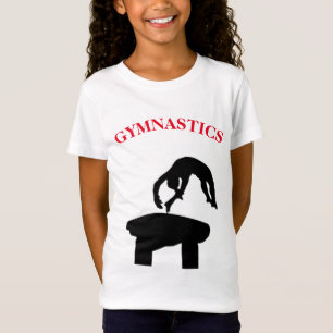 Coffre de gymnastique avec nom Girls T-shirt