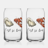 Coffres en verre de fruits de mer
