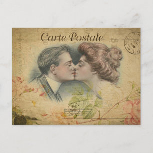 Coffret de baiser Vintage moderne Carte postale