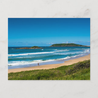 Coffs Harbour Park Beach Seescape Australien Postkarte