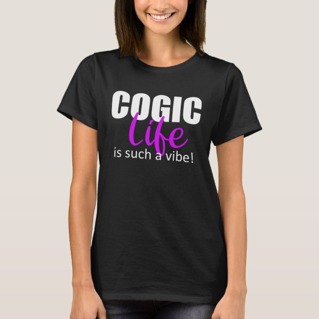 COGIC Life ist so ein lebhaftes Religious T-Shirt (Vorderseite)