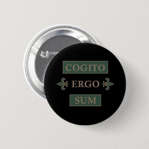 Cogito ergo sum button