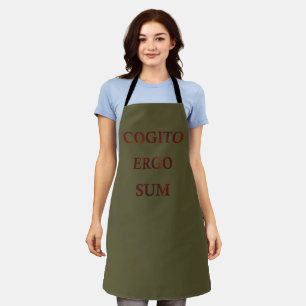 Cogito ergo sum schürze