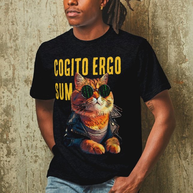 Cogito ergo sum Tri-Blend shirt (Von Creator hochgeladen)