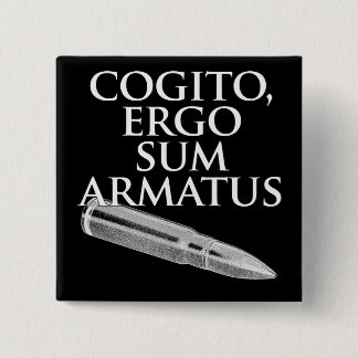 Cogito, ergo Summe Armatus Button