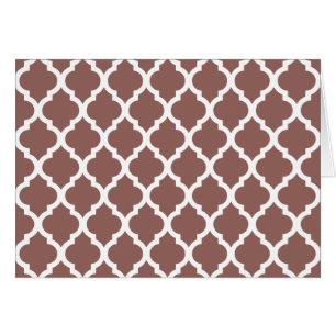 Cognac Cuir Brown Marocain Trellis