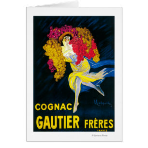 Cognac Gautier WerbeplakatFrankreich