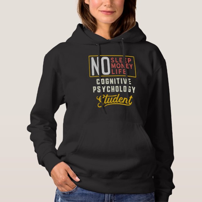 Cognitive Psychology Major Studen Graduation Hoodie (Vorderseite)