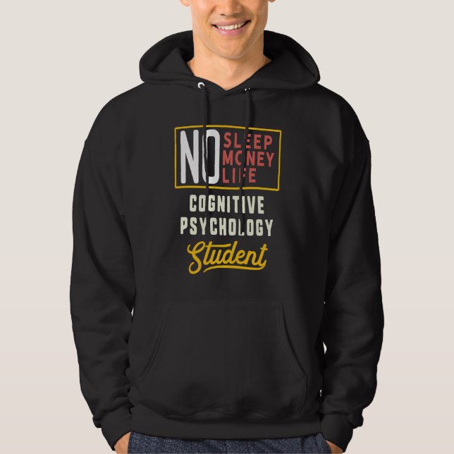 Cognitive Psychology Major Studen Graduation Hoodie (Vorderseite)